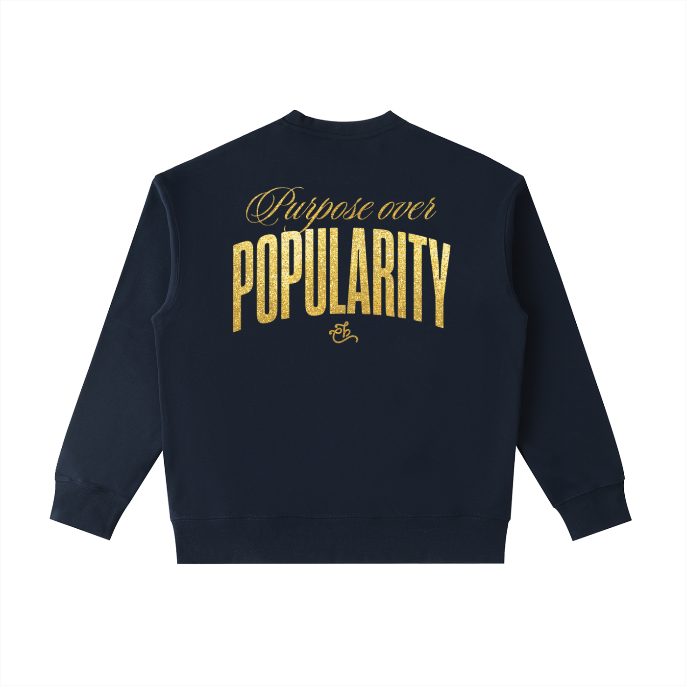 CB Badge & Shield Pocket Crewneck Sweatshirt GLD