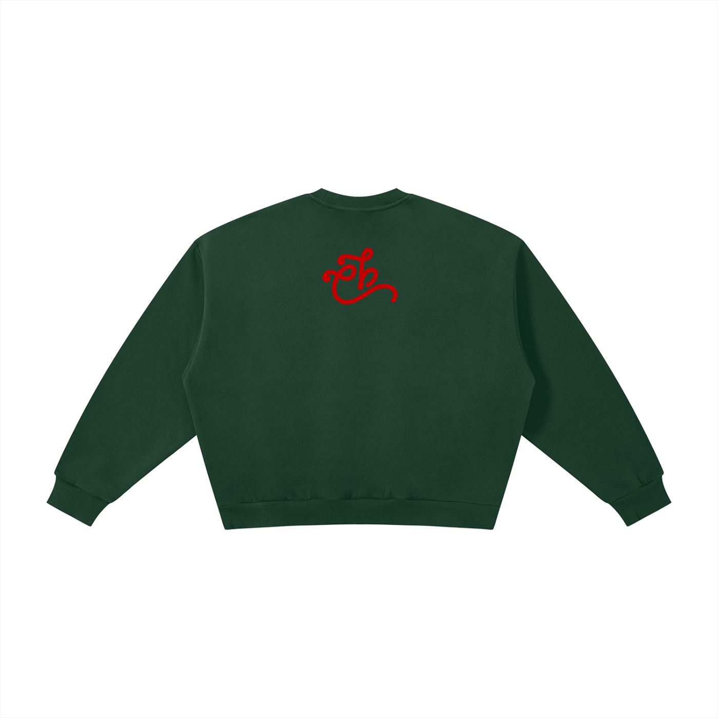 Never Give Up Boxy Crewneck Sweatshirt