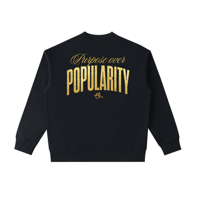 CB Badge & Shield Pocket Crewneck Sweatshirt GLD