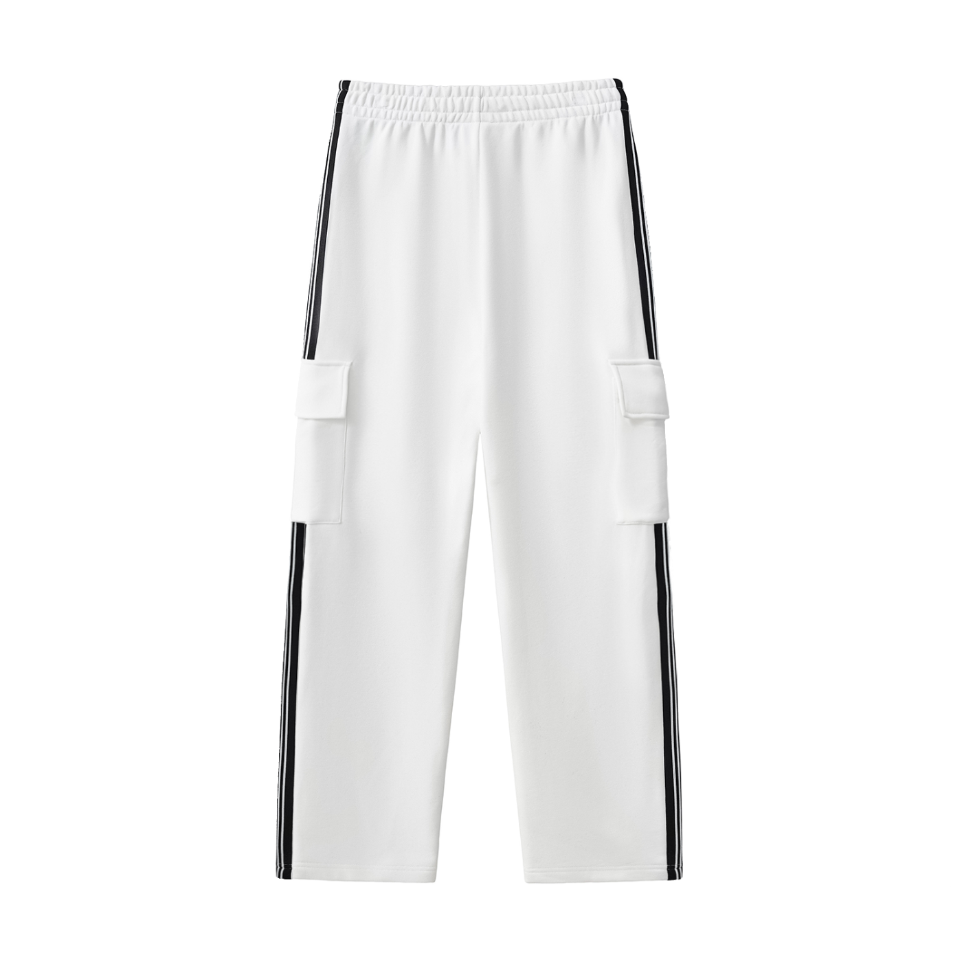 Called Stripe Straight-Leg Pants