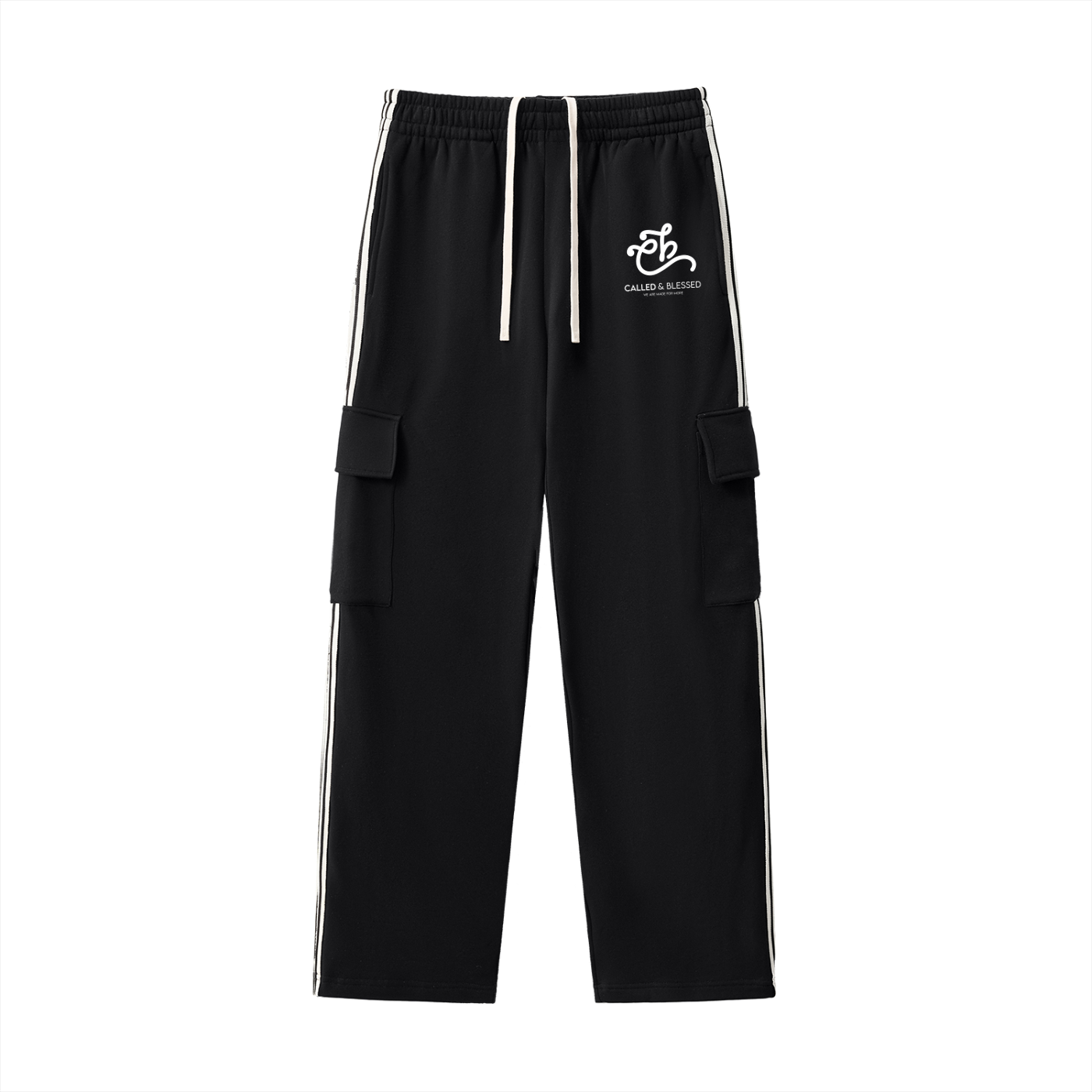 Called Stripe Straight-Leg Pants
