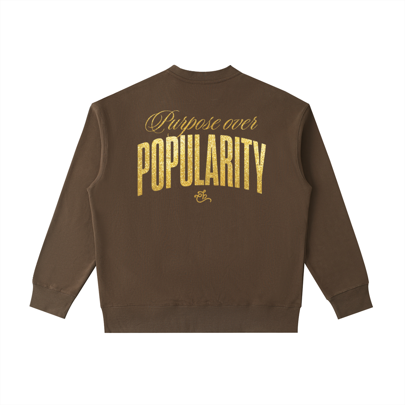 CB Badge & Shield Pocket Crewneck Sweatshirt GLD