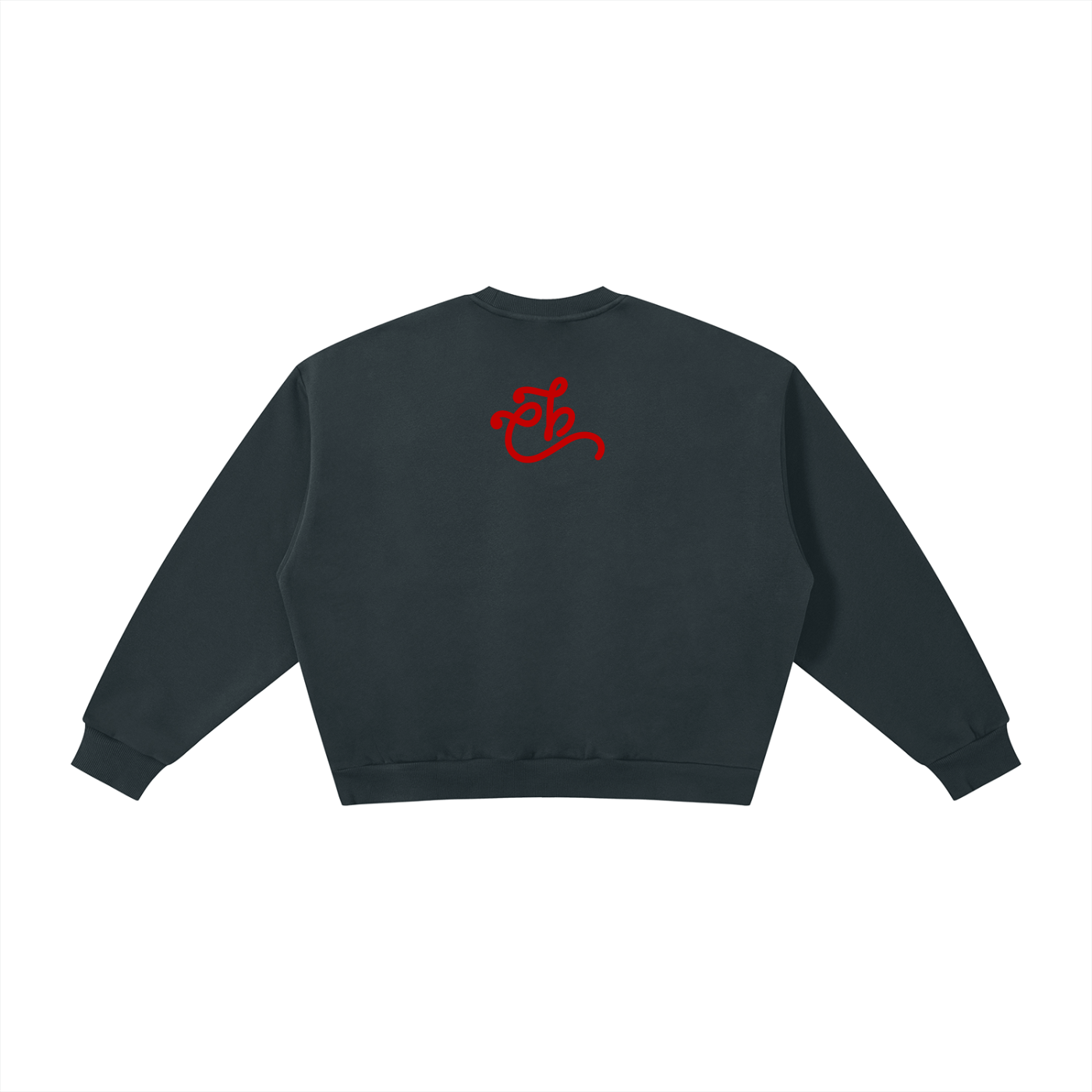 Never Give Up Boxy Crewneck Sweatshirt