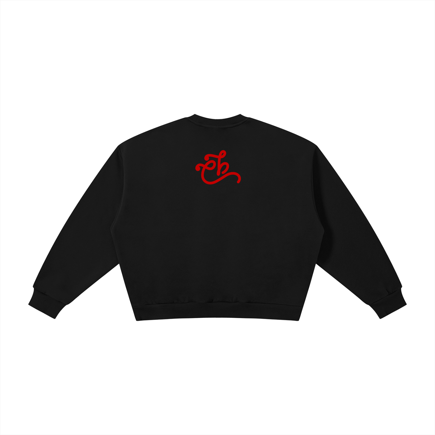 Never Give Up Boxy Crewneck Sweatshirt
