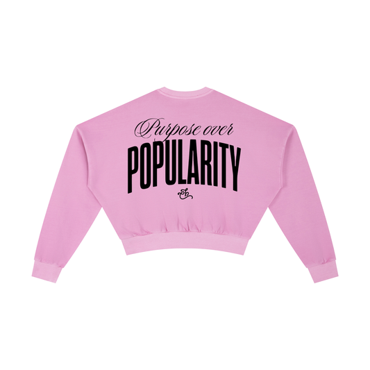POP Ladies Cropped Sweatshirt