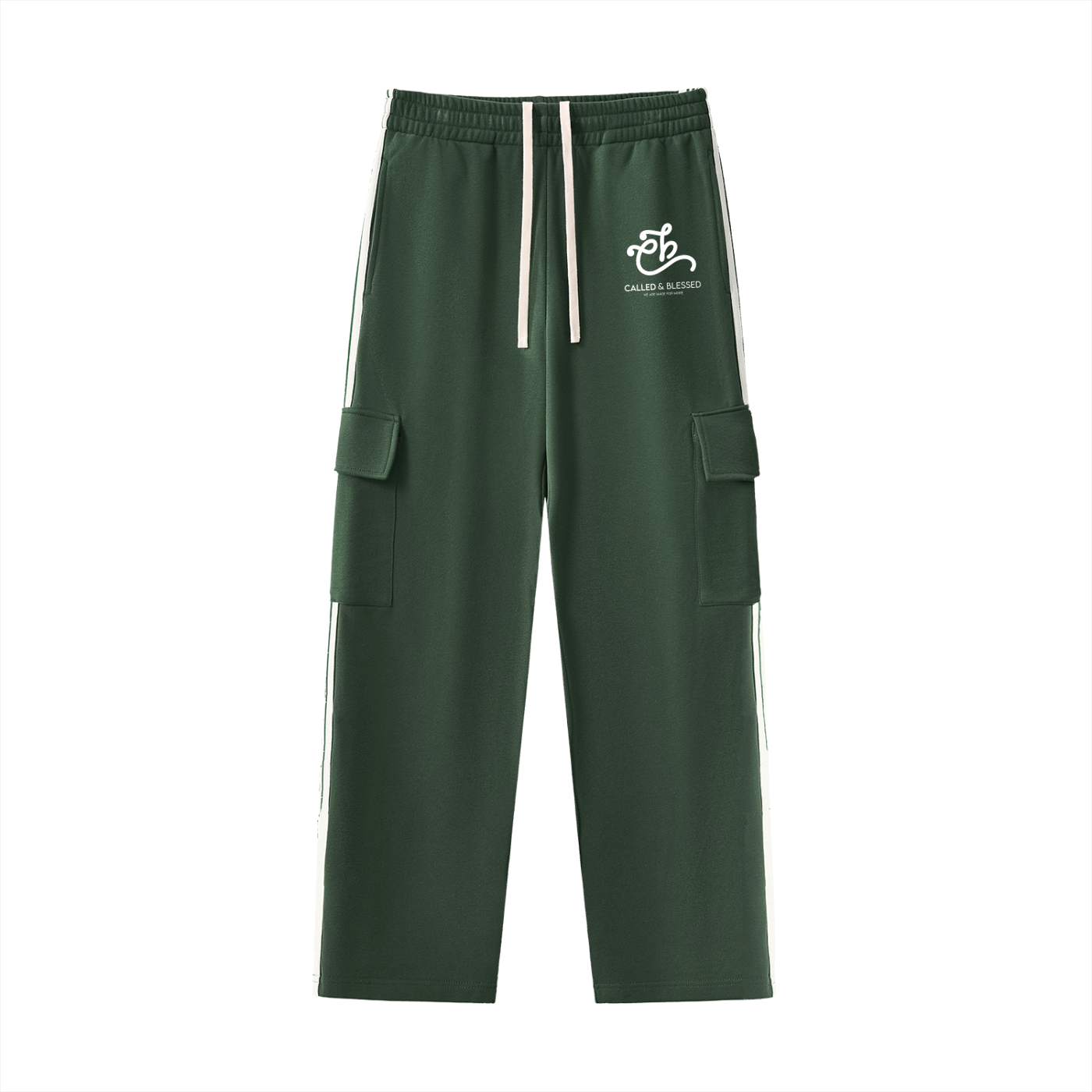 Called Stripe Straight-Leg Pants