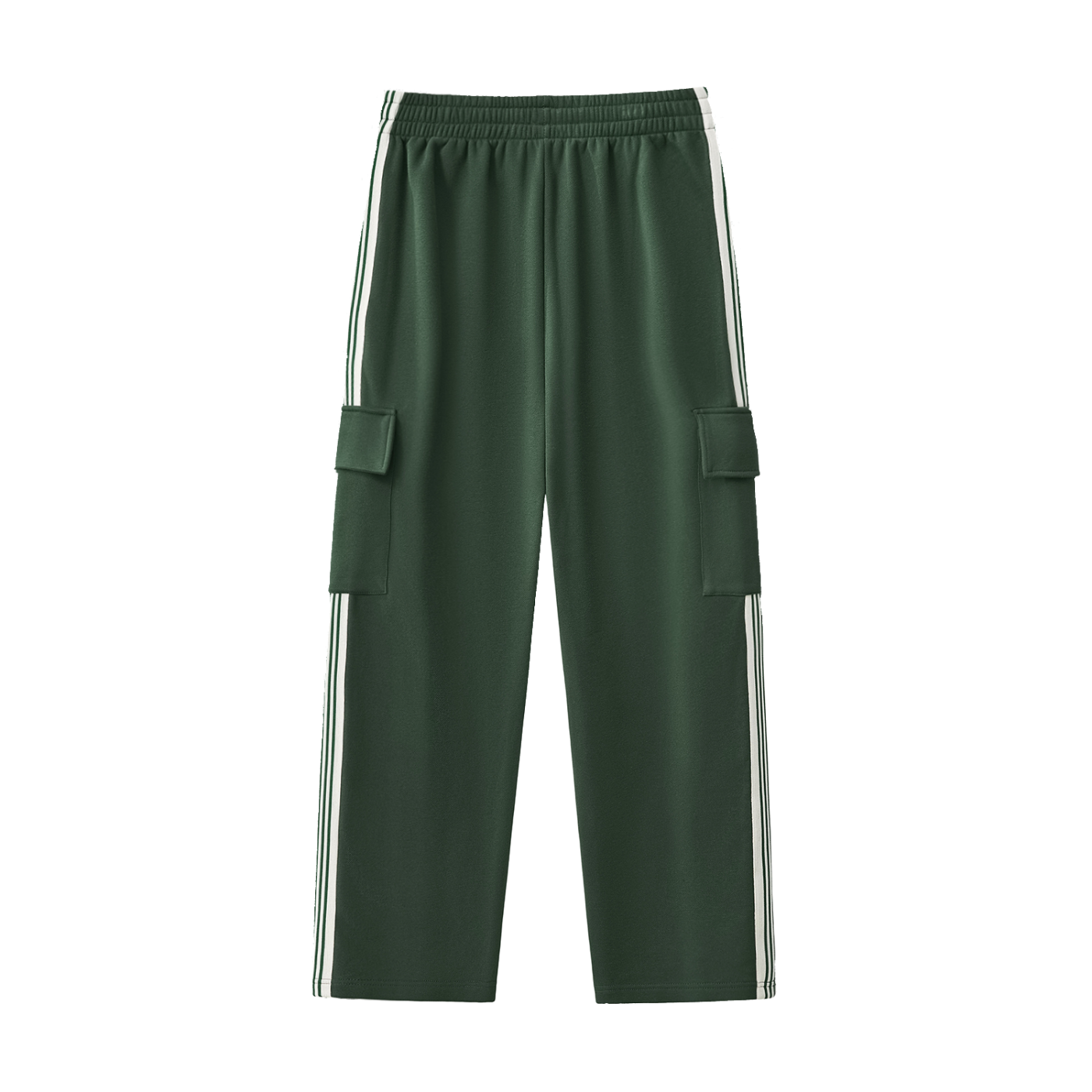 Called Stripe Straight-Leg Pants