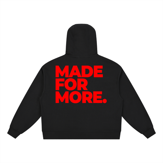 Boxy Button Placket Hoodie