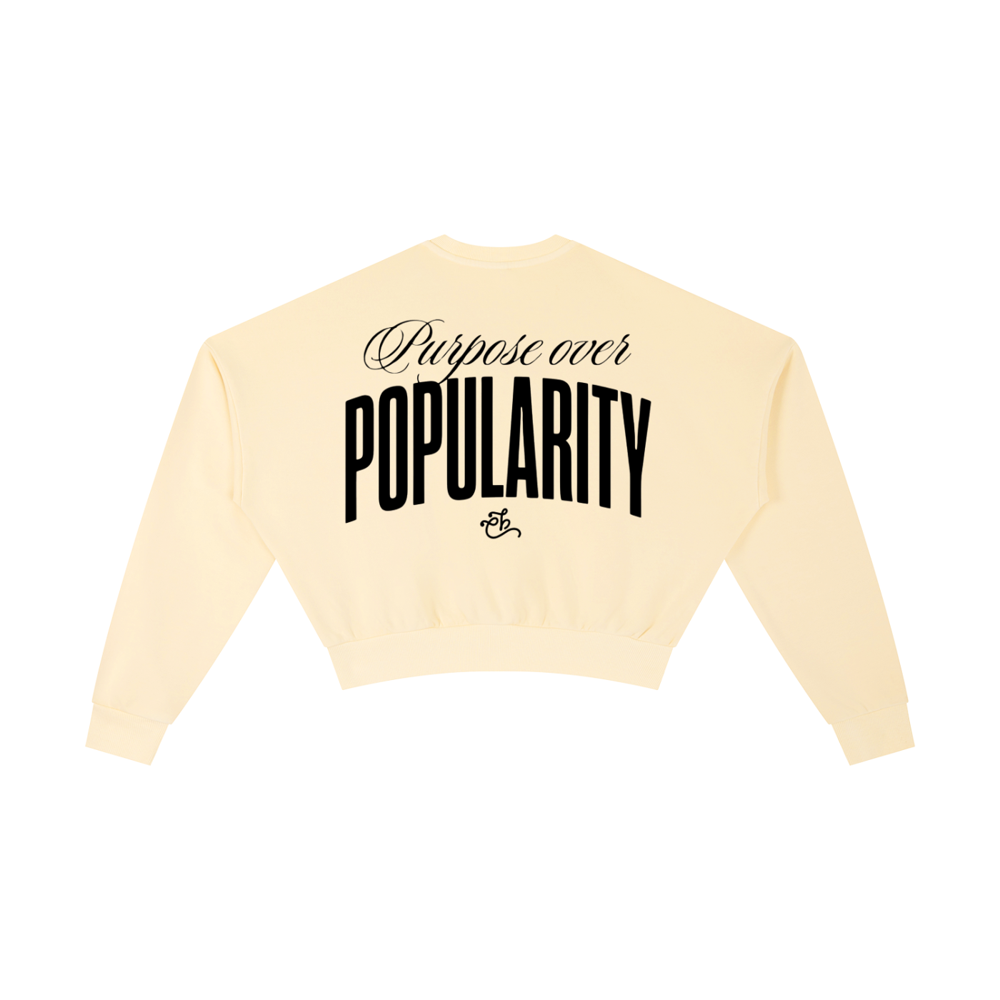 POP Ladies Cropped Sweatshirt